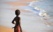 Enfant sur une plage du Sénégal
