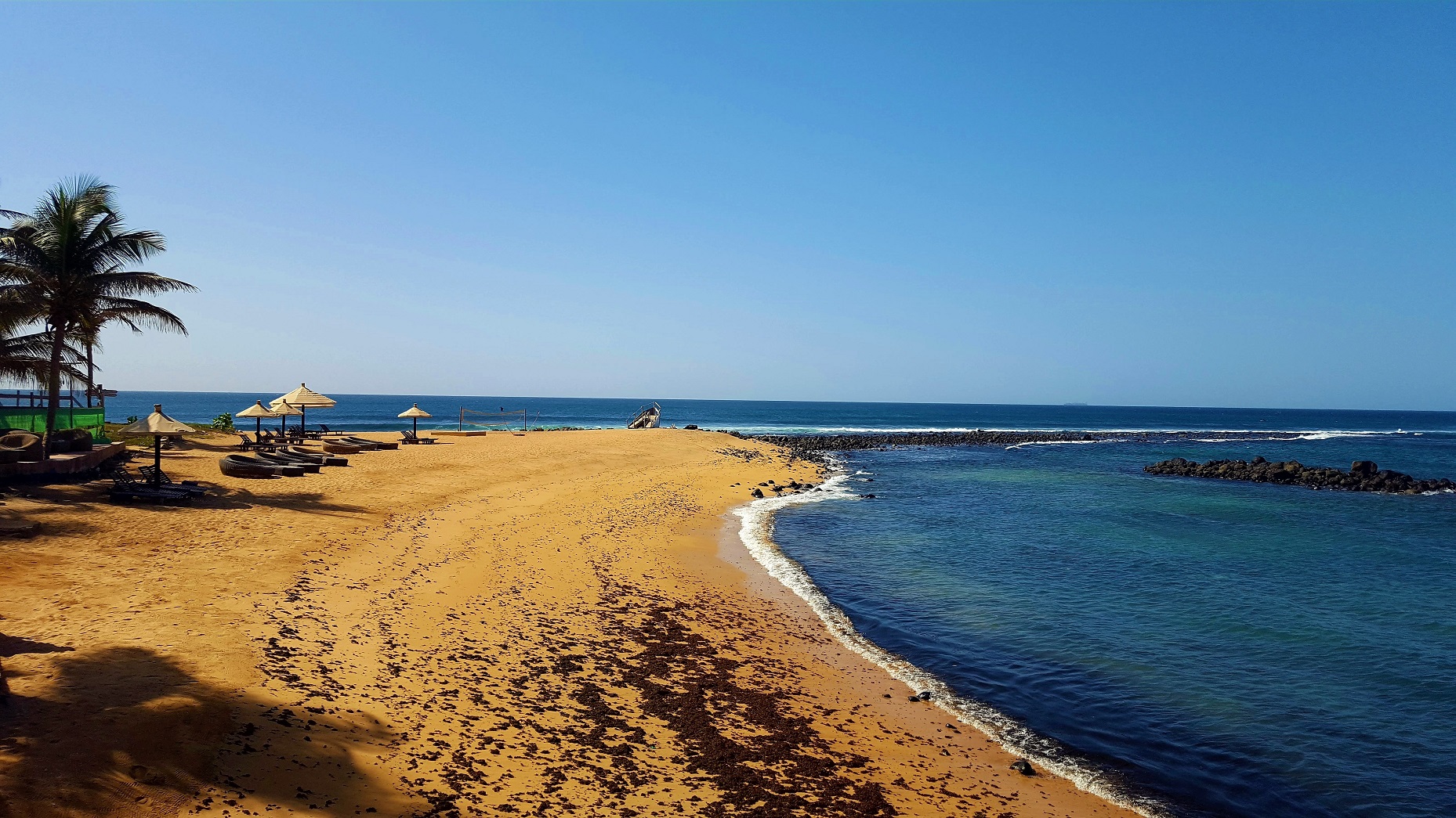 plage au Sénégal